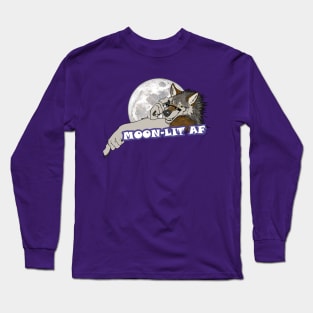 Moon-Lit AF Long Sleeve T-Shirt